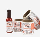 Hot Sauce Labels Wholesale